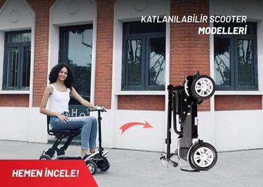 katlanabilir engelli scooter banner