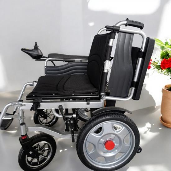 Poylin P200E-2024 Katlanabilir Akülü Tekerlekli Sandalye 